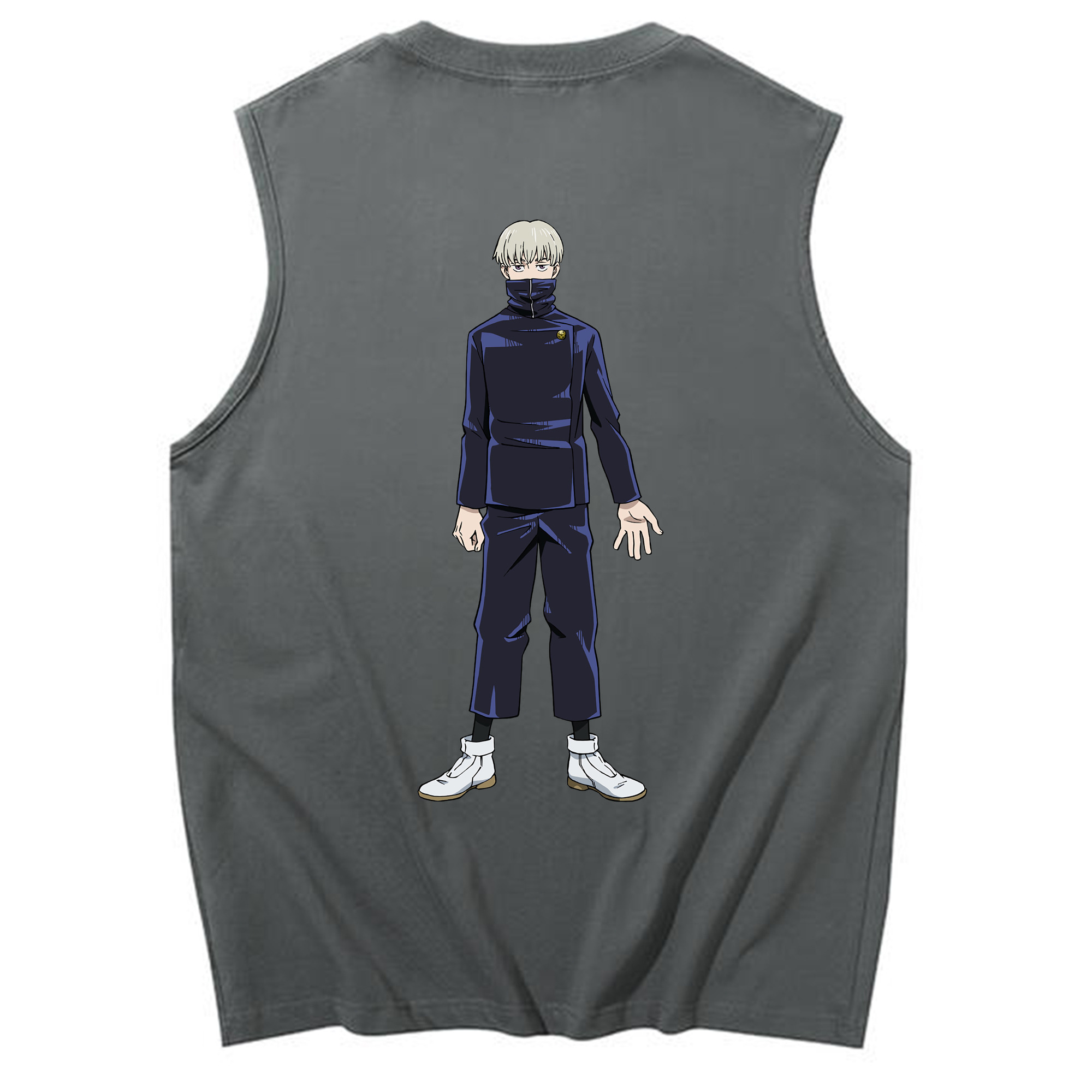 （画像用） 呪術廻戦 Jujutsu Kaisen コットン100％タンクトップ（背面プリント）